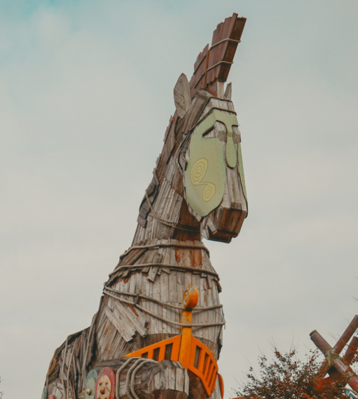 Picture of a trojan horse.